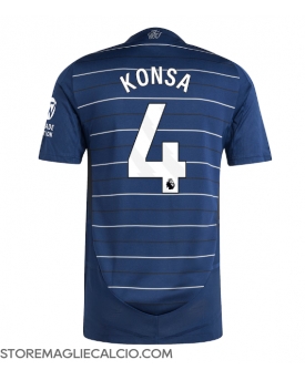 Aston Villa Ezri Konsa #4 Maglia Gara Terza Repliche 2024-25 Maniche Corte